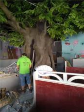 四川达州店内做一颗假树大型仿真假山