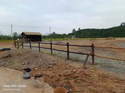 道滘水泥仿树藤栏杆制作公司