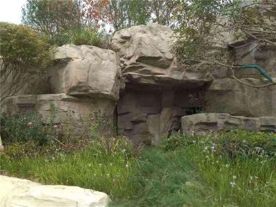 四川乡村风貌改造墙画GRC人工假树假山