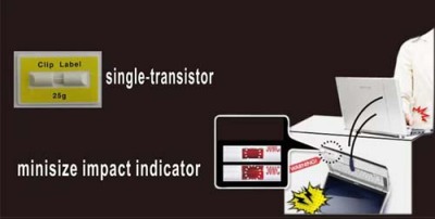 长春跨越速运包邮GD-TIP MONITOR倾倒显示标签生产厂家