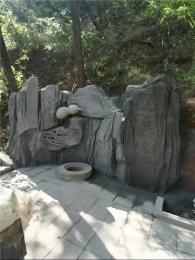 四川达州生态园仿真假树科博馆场景雕塑造型