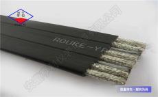 GKFPB钢丝加强扁电缆0.12mm铜带绕包屏蔽