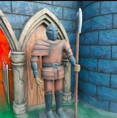 四川广汉大型游乐园景点雕塑保养维护