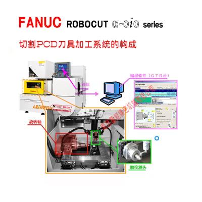 發(fā)那科慢走絲 PCD刀具加工慢走絲選配第六軸
