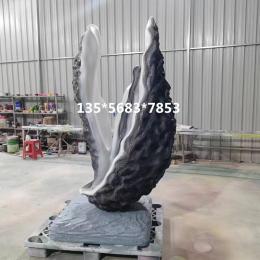 惠州玻璃钢巨型鲍鱼生蚝雕塑价格报价行情