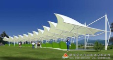宁夏ETFE中庭膜结构安装设计