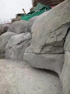 成都人工湖塑石假山生态园人造景观