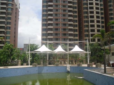 新疆PTFE游泳池膜结构安装设计