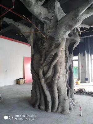 内江风景墙画生态园仿真假树