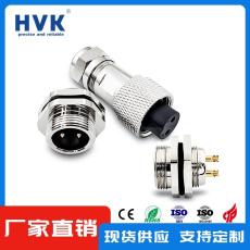 长葛鸿万科圆形高压混装一体航空插头厂家直供