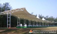 浙江ETFE酒店门头膜结构安装施工