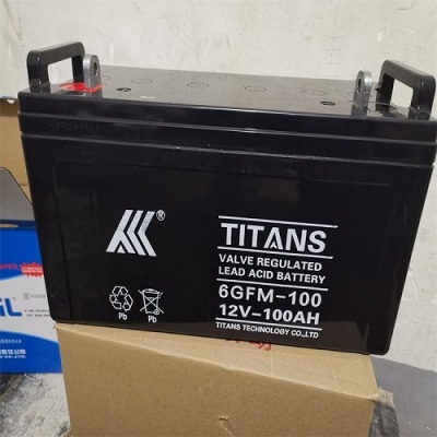 TITANS泰坦蓄电池6-GFM-100 12V100AH代理商