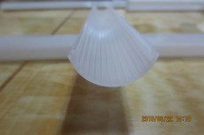 河南LED光扩散灯罩/PC条纹光扩散灯罩委托加工