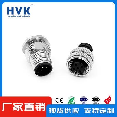 吉林鸿万科高压同轴气电大小电流高压混装一体航空插头定制