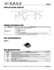 PCT普誠 RS8408 降壓DC-DC轉(zhuǎn)換器 封裝SOP-8
