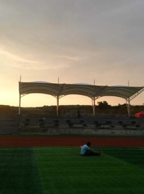 海南PTFE入口处膜结构安装设计