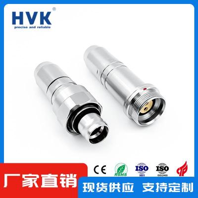 汕头HVK推拉自锁 IP68防水连接器加工定制