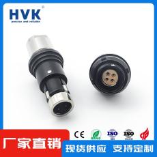 温州HVK推拉自锁 IP68防水连接器定制