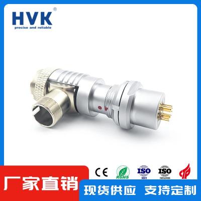 连云港HVK推拉自锁 IP68防水连接器加工定制