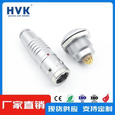 赣州HVK推拉自锁360度全屏蔽医疗机械专用连接器加工定制