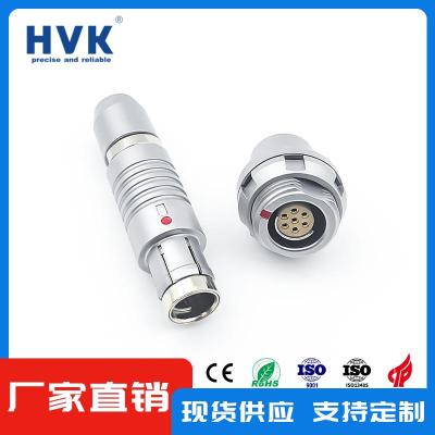 连云港HVKM18推拉自锁连接器工业插座加工定制