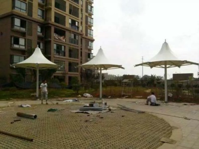 甘肃PTFE停车蓬安装设计