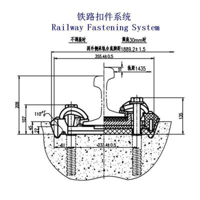 布基纳法索III型分开式钢轨扣件厂家