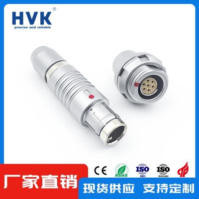 江门HVK推拉自锁 IP68防水连接器加工定制