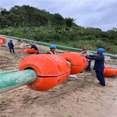 河道塑胶浮筒夹管浮体尺寸