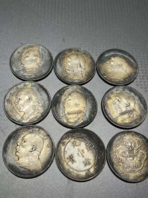 大庆十两银锭银元现金收购