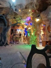 萬寧縣樂園假山門頭施工制作
