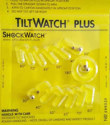天津高强度防倾斜标签Tilt Indicator厂家电话