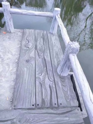 玉溪水泥仿木纹制作流程