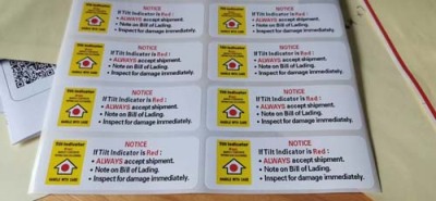 重庆空运防倾斜标签Tilt Indicator厂家地址