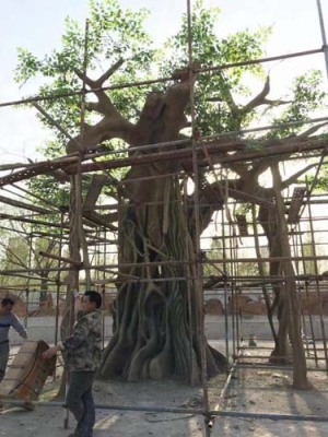 东坑水泥假树技艺精湛