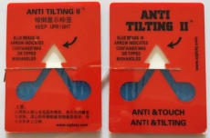 张家界ANTI&TILTING人字形防倾斜标签厂家直销