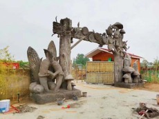 内蒙古水泥假树制作