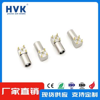 深圳HVK长针PCB印制板接航空连接器插座加工定制