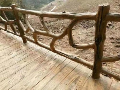 丽江水泥仿木栏杆制作