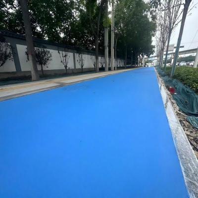 聚合物彩浆防滑路面水性防滑彩色路面
