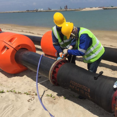 海上抬浮管道浮筒輸泥管浮桶