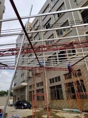 东莞南城区厂房搭建铁皮棚工程