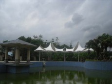 湖北PTFE张拉膜雨棚设计施工一体化