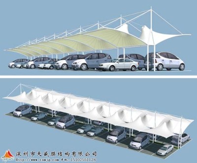 贵州PTFE充电桩膜结构建筑