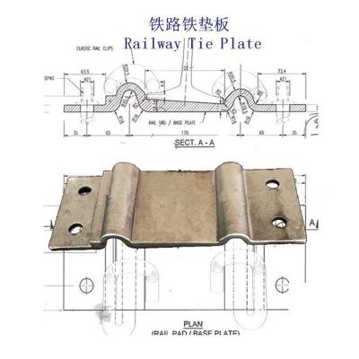 哥伦比亚码头轨道铁垫板厂家