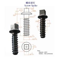 澳大利亞Ss76軌道螺釘生產(chǎn)廠家