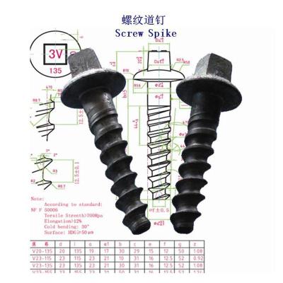 加纳35钢螺纹道钉生产工厂
