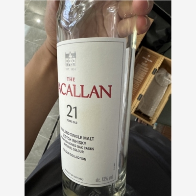 珠海附近麦卡伦25英文酒瓶回收门市价