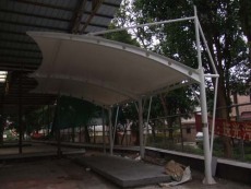 陕西PTFE张拉膜雨棚设计施工一体化