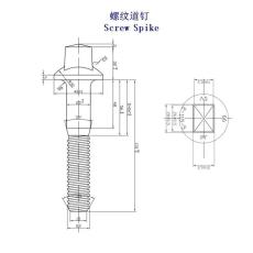 埃及热镀锌螺纹道钉生产工厂